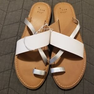 a.new day sandals NWOT